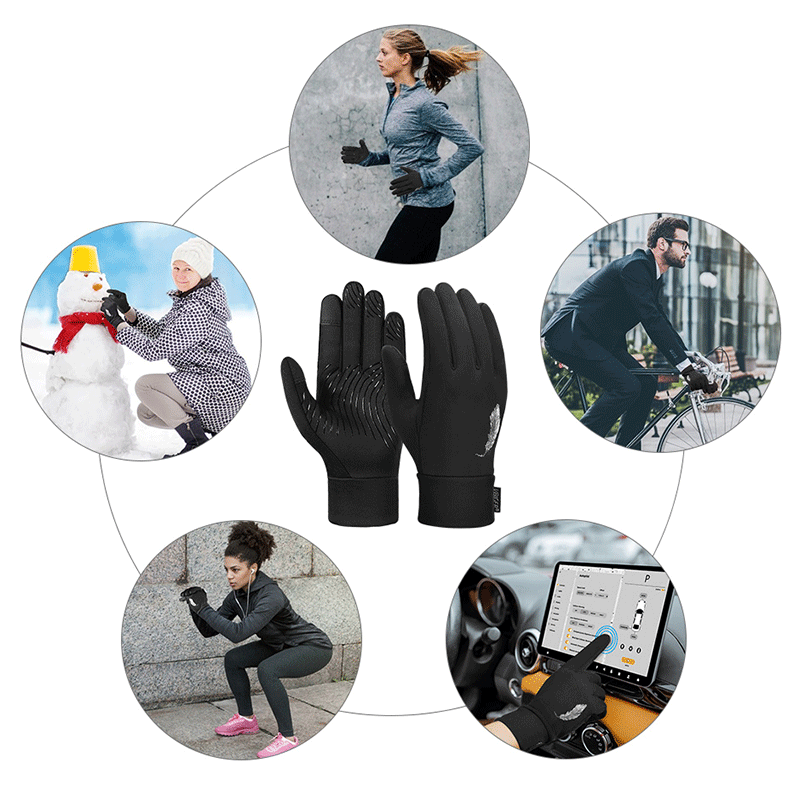 Load image into Gallery viewer, Atarni Adults Cycling Anti-Slip Mittens Touchscreen Winter Men Women Gloves