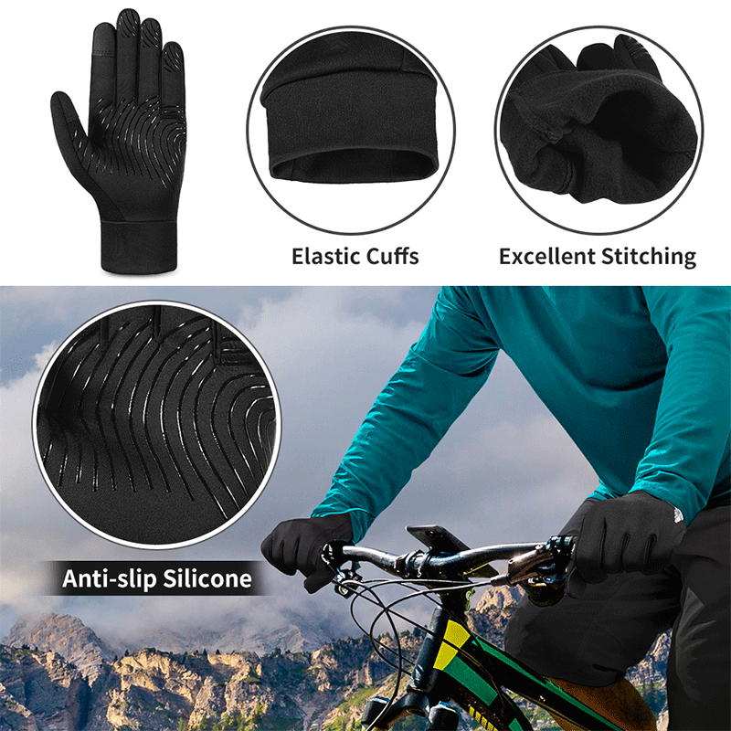 Load image into Gallery viewer, Atarni Adults Cycling Anti-Slip Mittens Touchscreen Winter Men Women Gloves