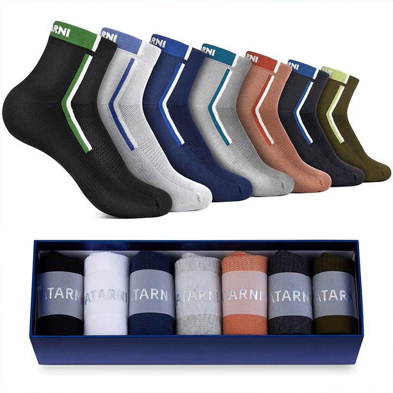 Load image into Gallery viewer, 4Pk 7Pk Leisure Ankle Sock Gift Box
