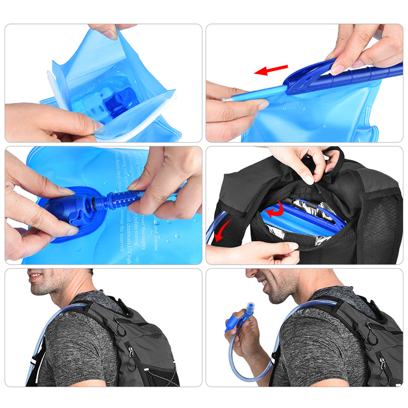 Load image into Gallery viewer, 2L Water Bladder Hydration Waterproof Backpack

