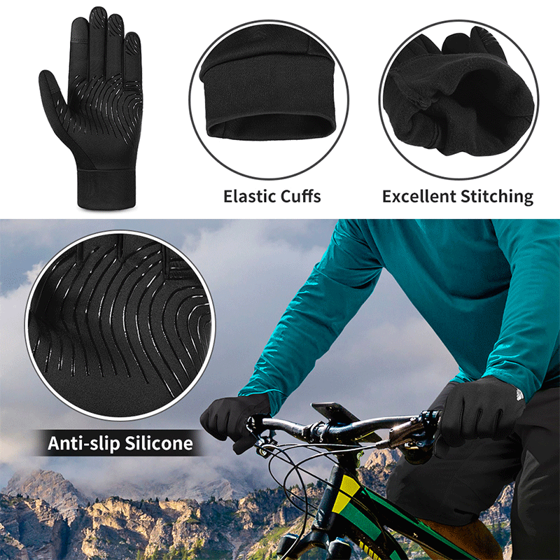 Load image into Gallery viewer, Atarni Adults Cycling Anti-Slip Mittens Touchscreen Winter Men Women Gloves
