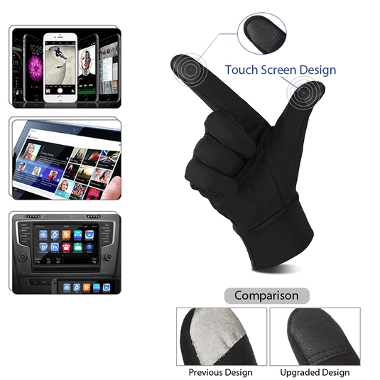 Atarni Adults Warm Gloves Winter Touch Screen Mittens