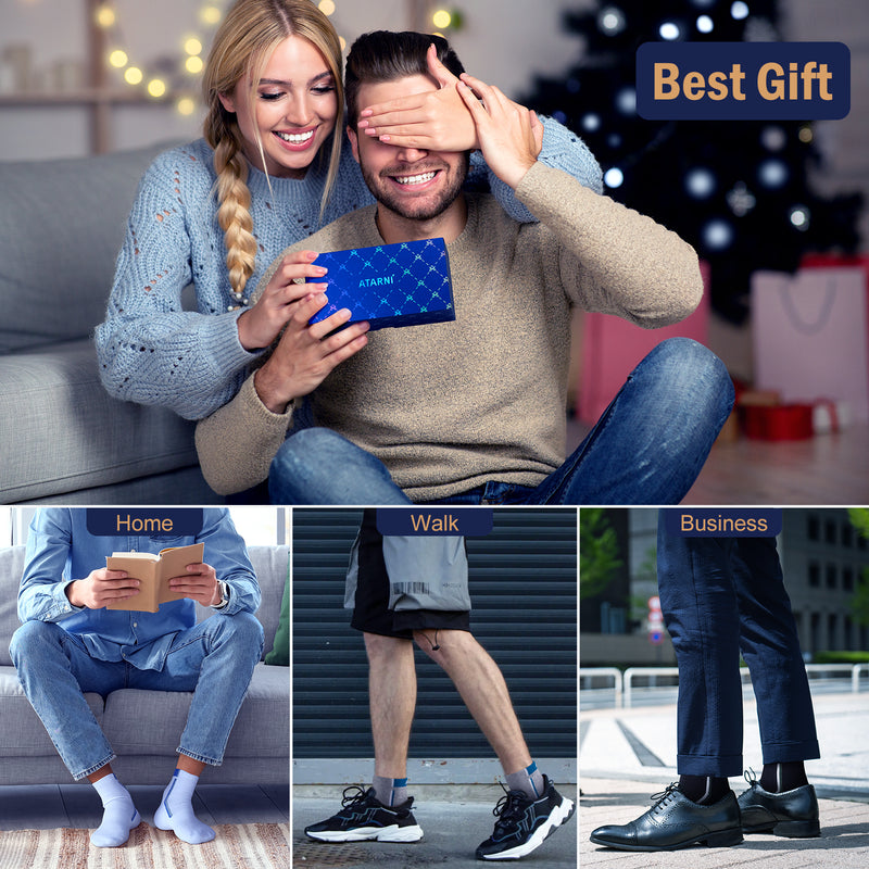Load image into Gallery viewer, 4Pk 7Pk Leisure Ankle Sock Gift Box
